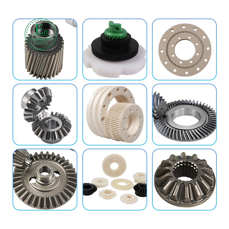 Wholesale direct from POM nylon gears manufacturer CNC machining plastic gear
