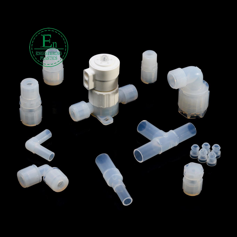 PFA products Parts Customized high quality PFA plastic injection molding Oem Parts Cnc Machining pfa products