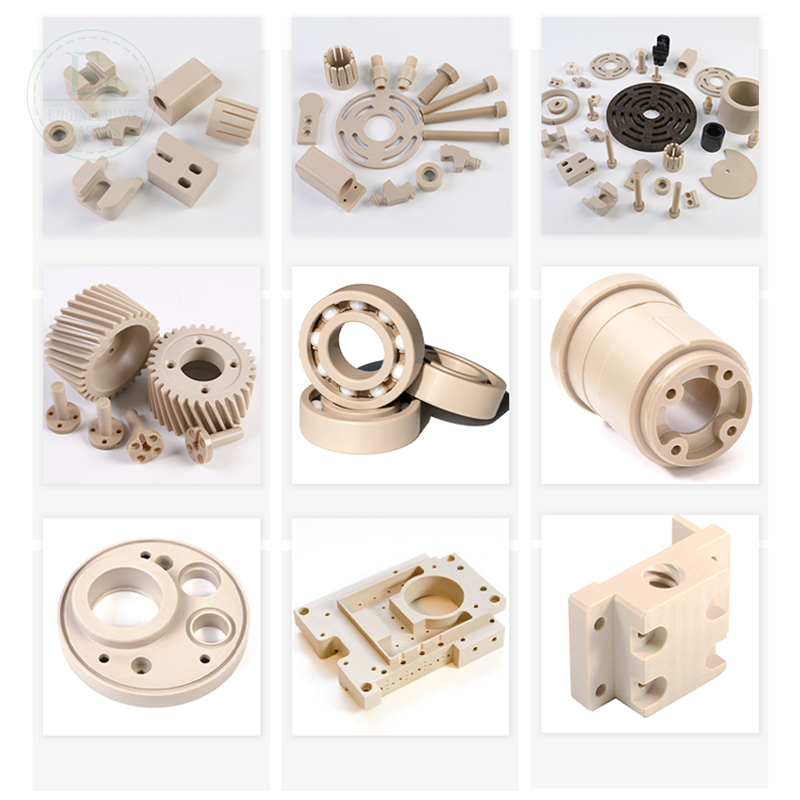 ISO9001 Factory OEM CNC Machining Peek Plastic Parts Precision Machined Components Customized PEEK Plastic Part Products