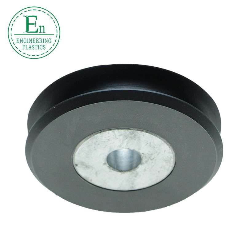 Customsized plastic product small Nylon plastic pulleys with high quality bearing