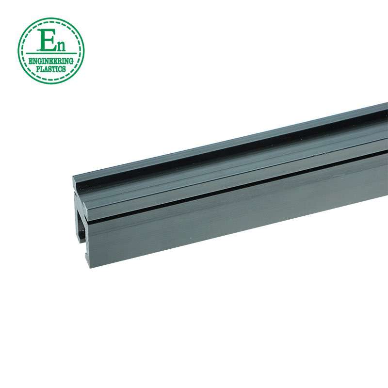 Customized low noise smooth plastic cnc linear guide rail