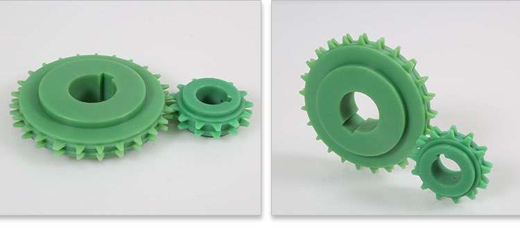 Plastic parts manufacturer custom wholesale nylon PA66 plastic bevel gears