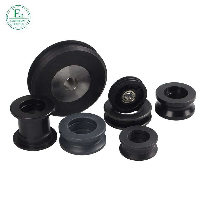 Plastic injection manufacturers custom plastic pulley production rubber small pulley wheels