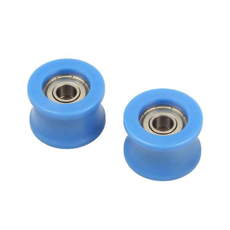 high quality manufacturer PA66 wheels plastic nylon pulley for cable