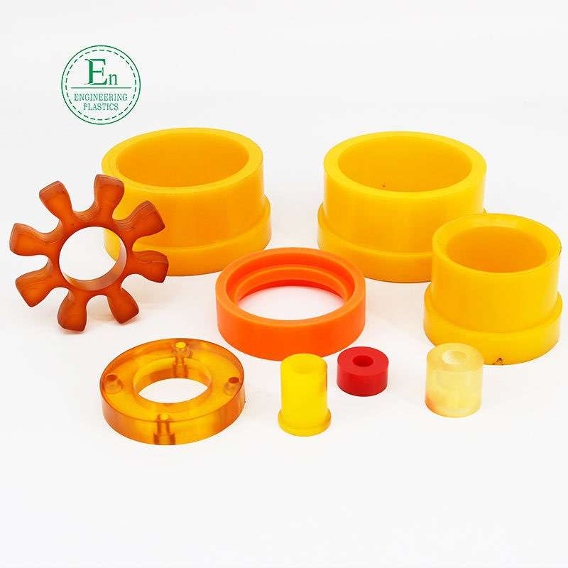 Plastic rubber parts OEM PU rubber plastic parts hot sale Polyurethane shaped plastic parts
