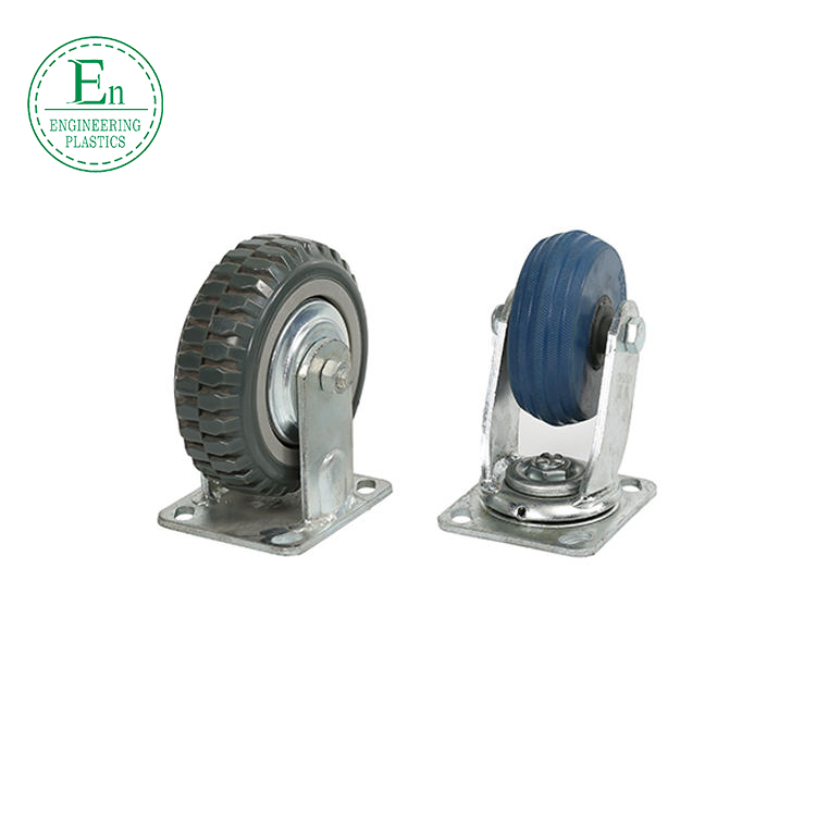 Customized plastic rubber wheel plastic PU wheel rollers