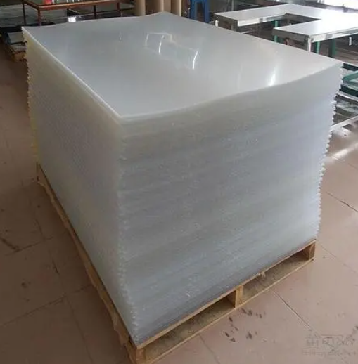 Transparent PET plastic sheet