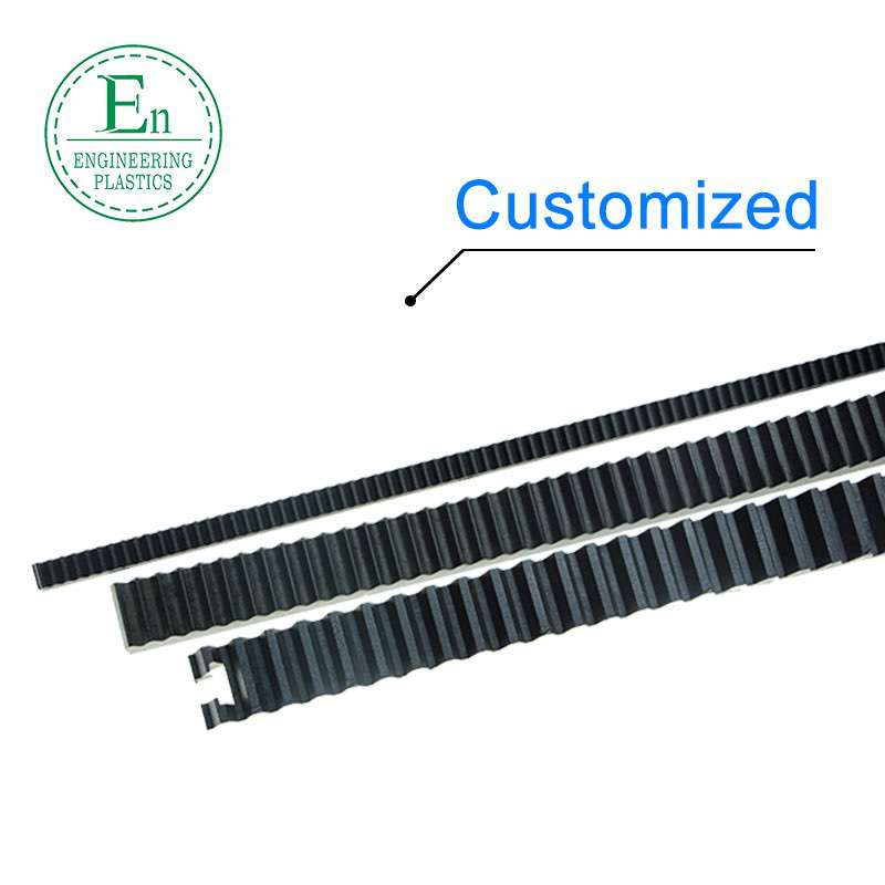 Plastic rack and pinion gears