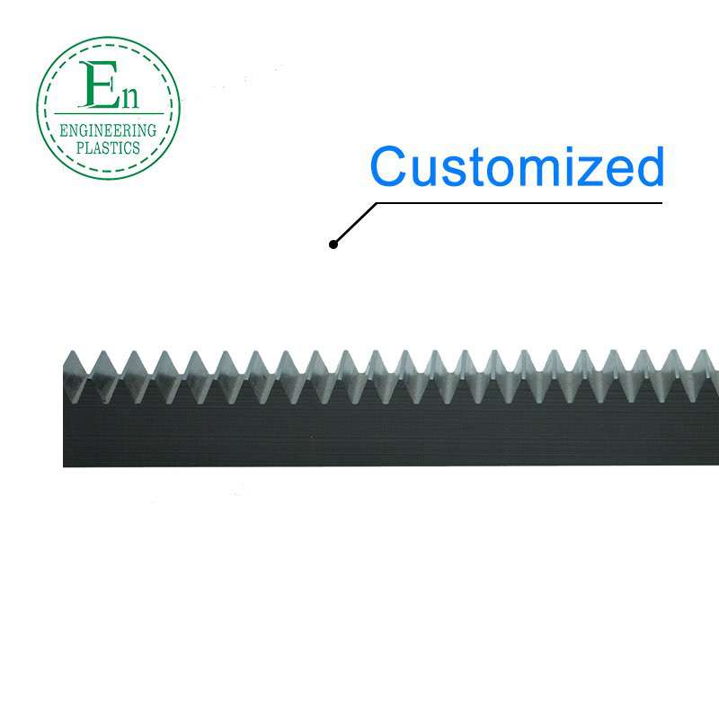 Plastic rack and pinion gears
