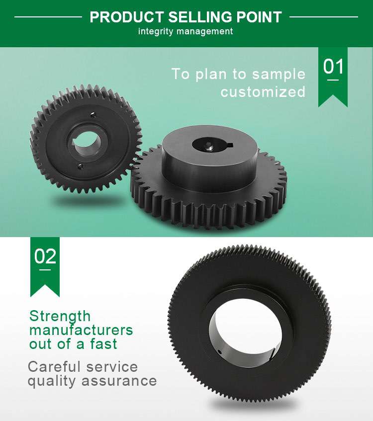 Gear manufacturers custom  nylon plastic pinion gear