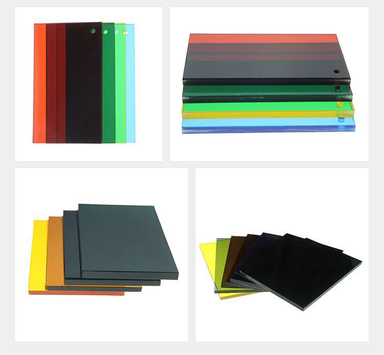 color transparent PC plastic sheet