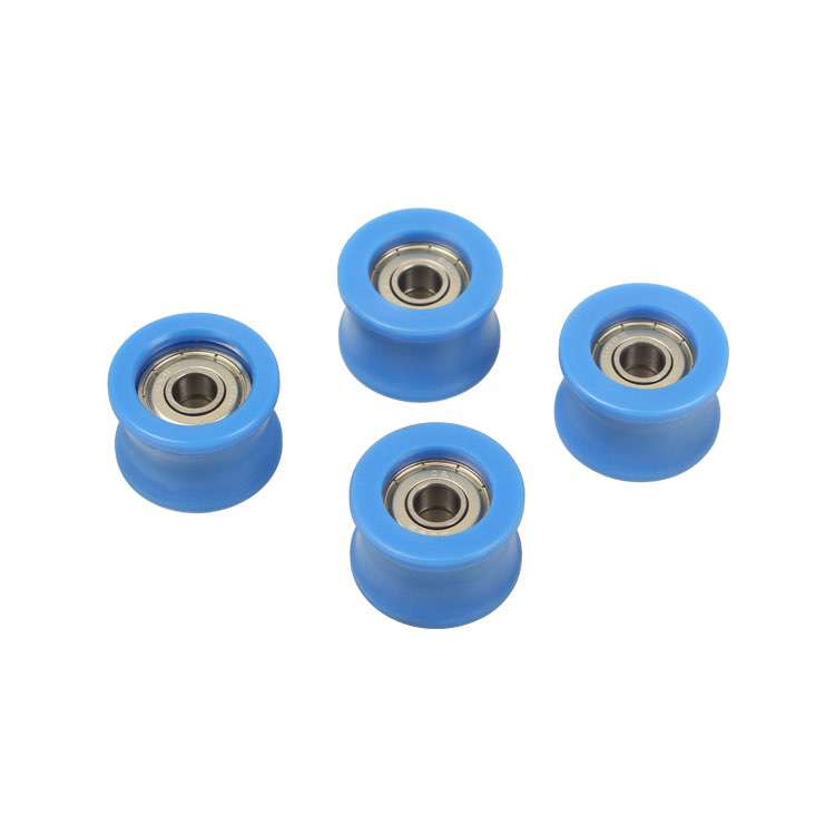 high quality manufacturer PA66 wheels plastic nylon pulley for cable