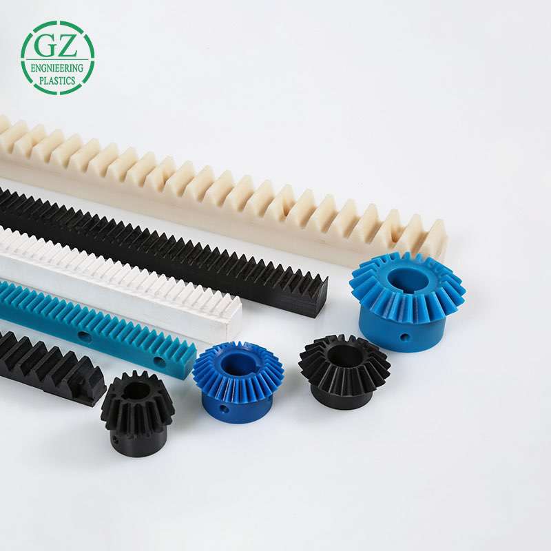 Customized solid color engineering plastic rack, wear-resistant and oil-bearing industrial MC nylon rack