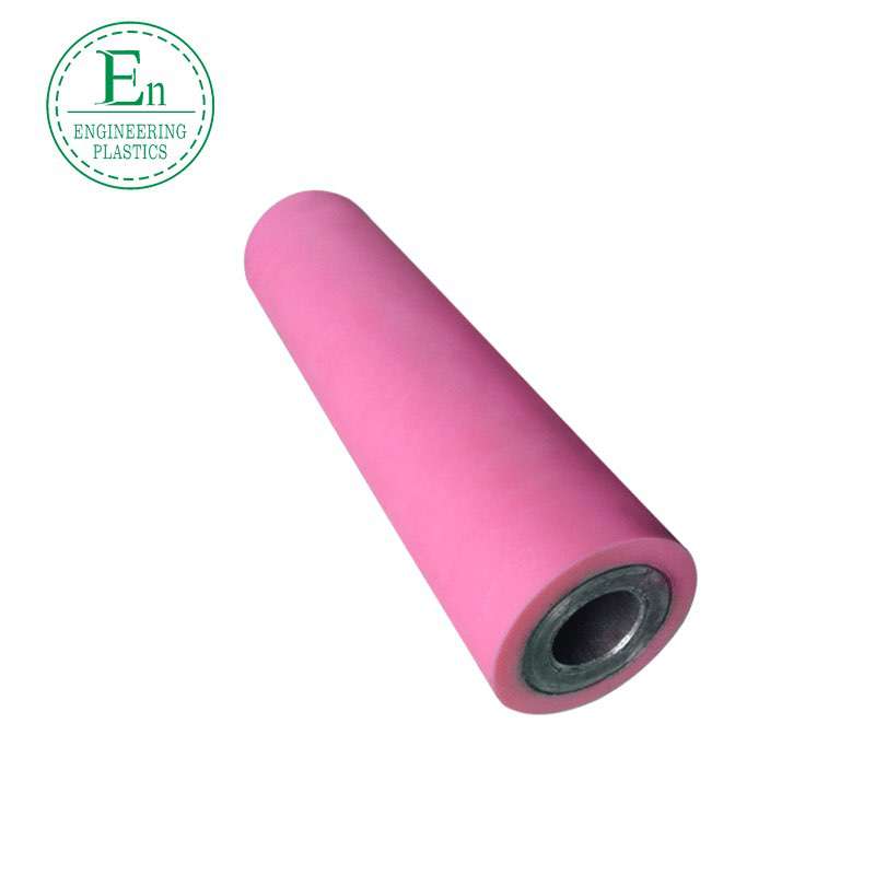 Plastic dust removal rubber roller silicone rubber non-adhesive wear-resistant polyurethane rubber roller
