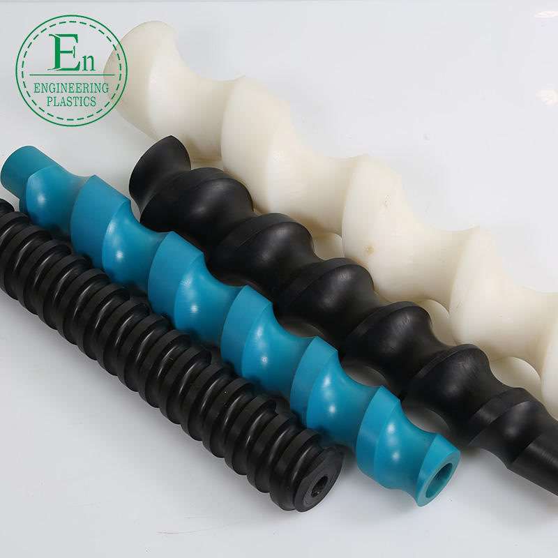 Factory direct supply self lubricating plastic UHMWPE screws Customized wear resistant plastic screw